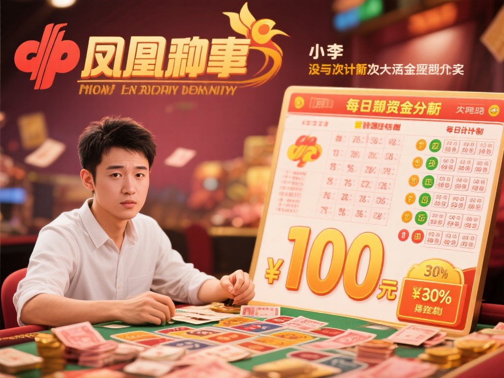 以小李的案例为例，他在玩凤凰彩票时，初期没有计划，